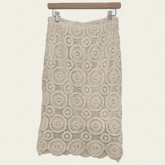 Kings Road Crochet Midi Skirt - Picture 4 of 6